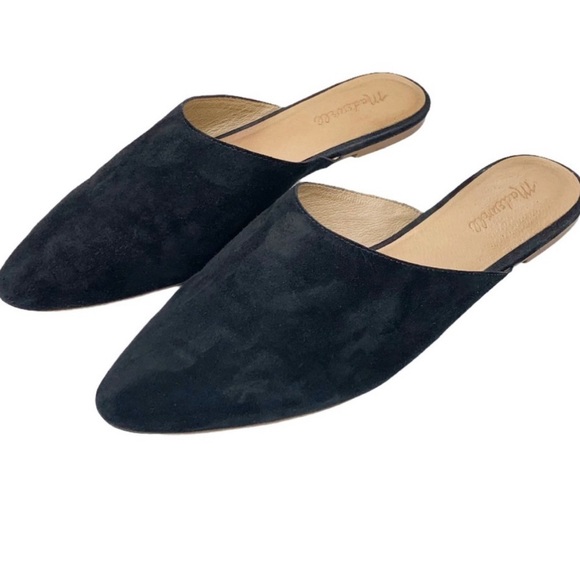MADEWELL Black Remi Suede Mules / Slides - Picture 3 of 6